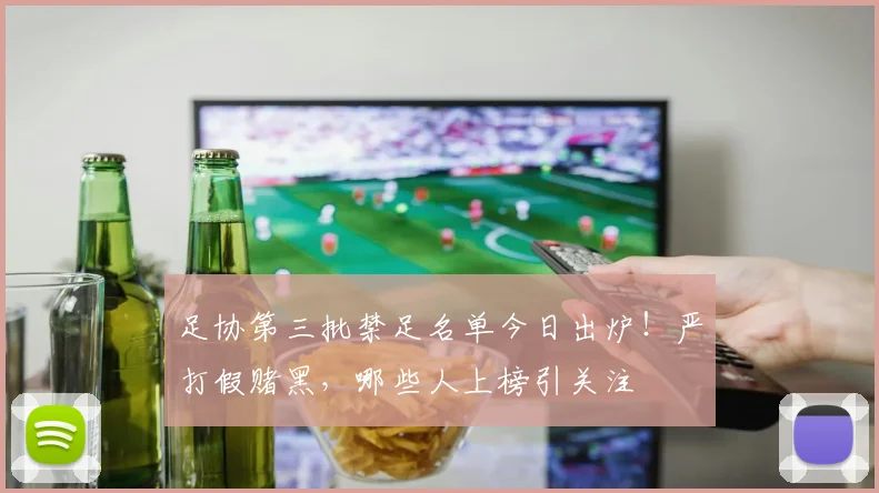 足协第三批禁足名单今日出炉!严打假赌黑,哪些人上榜引关注